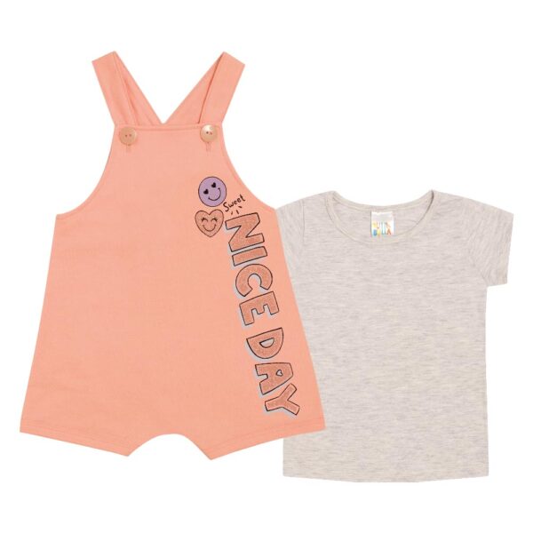 Conjunto Bebê Menina - Laranja Lumi - 47608-1186