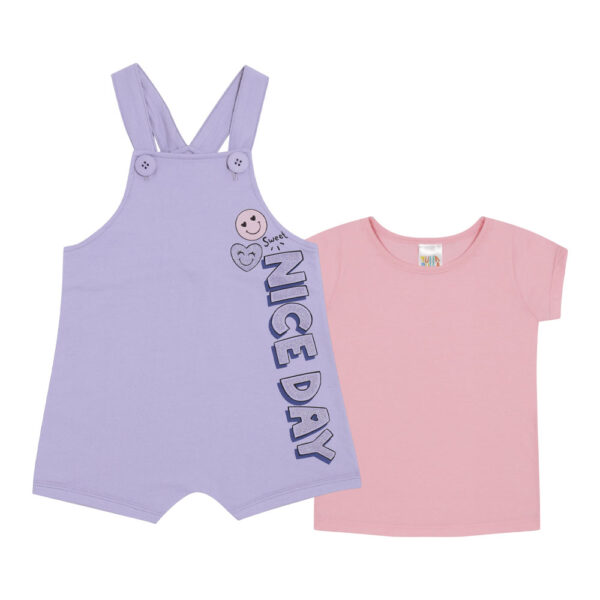 Conjunto Bebê Menina - Lilas - 47608-472