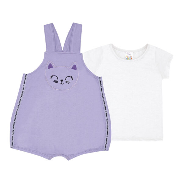 Conjunto Bebê Menina - Lilas - 48204-472