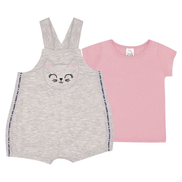 Conjunto Bebê Menina - Mescla Banana - 48204-60