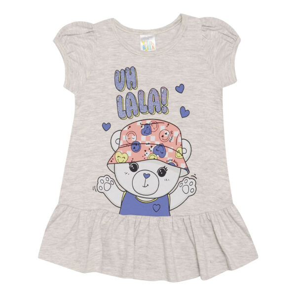 Vestido Bebê Menina - Mescla Banana - 48206-60