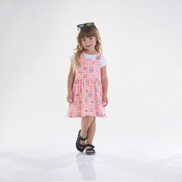 Conjunto Primeiros Passos Menina - Sublimado Rosa Lumi - 48308-1184