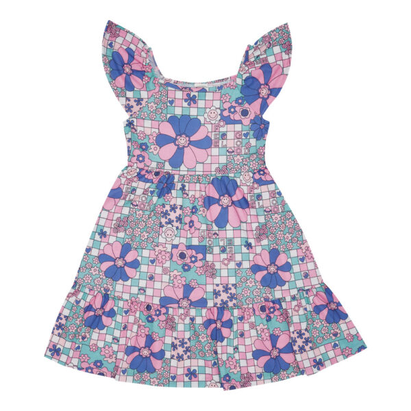 Vestido Infantil Menina - Sublimado Mirtilo - 48414-1205