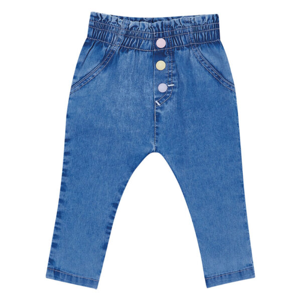 Calça Bebê Menina - Jeans - 48605-1267