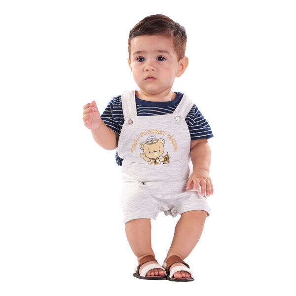 Conjunto Bebê Menino - Listrado Marinho - 48662-56