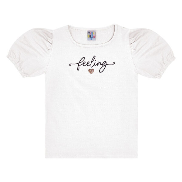 Blusa Infantil Menina - Branco - 48805-3