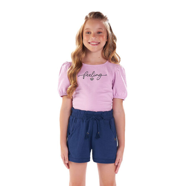 Blusa Infantil Menina - Lavanda - 48805-903