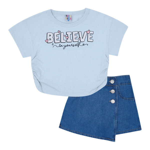 Conjunto Infantil Menina - Nuvem - 48835-1273