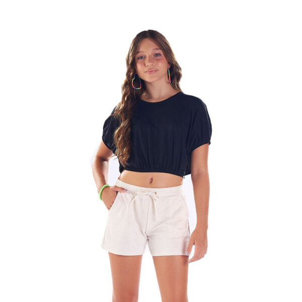 Blusa Juvenil Menina - Preto - 48909-51