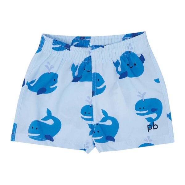 Shorts Bebê Menino - Sublimado Nuvem - 49158-1285