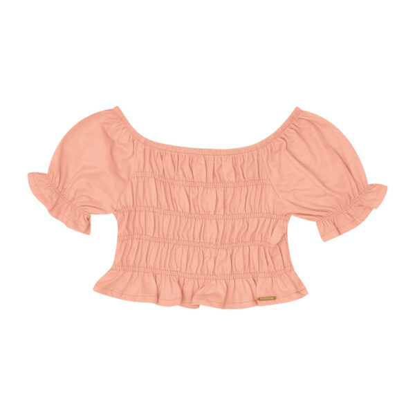 Blusa Infantil Menina - Laranja Lumi - 49302-1186