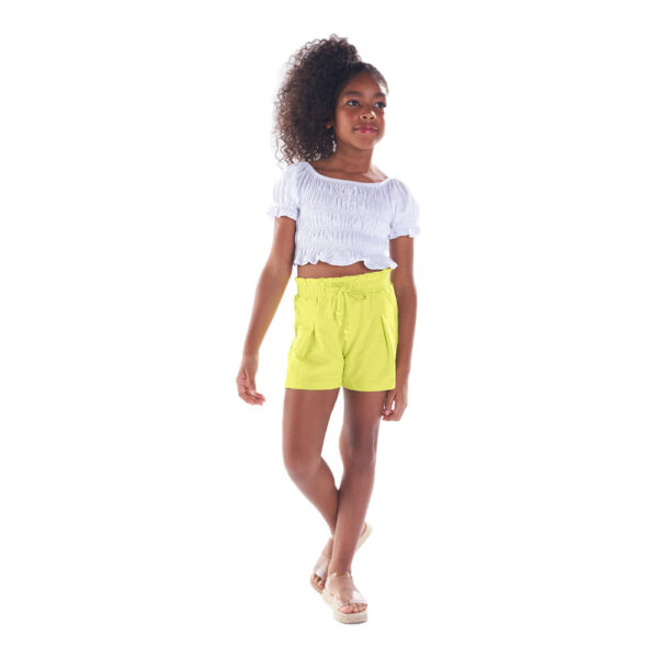 Blusa Infantil Menina - Branco - 49302-3