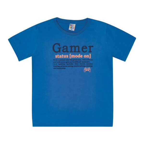Camiseta Infantil Menino - Royal - 49357-140