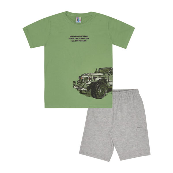 Conjunto Infantil Menino - Oliva - 49372-1274