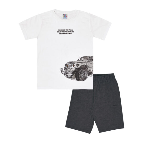 Conjunto Infantil Menino - Branco - 49372-3