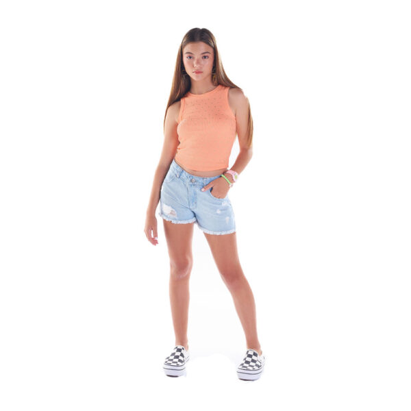 Blusa Juvenil Menina - Laranja Lumi - 49403-1186