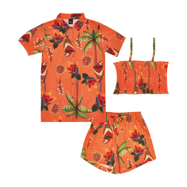 Conjunto Juvenil Menina - Digital Laranja - 49426-1298