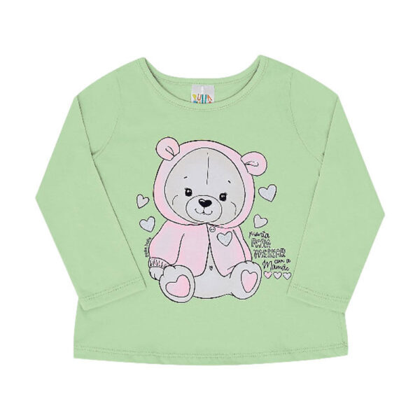 Blusa Bebê Menina - Erva Doce - 49501-1257