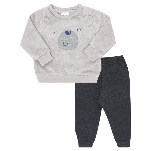 Conjunto Bebê Menino - Cinza - 49560-354