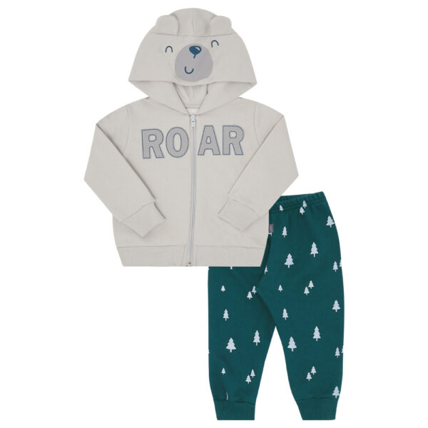 Conjunto Bebê Menino - Cinza - 49564-354