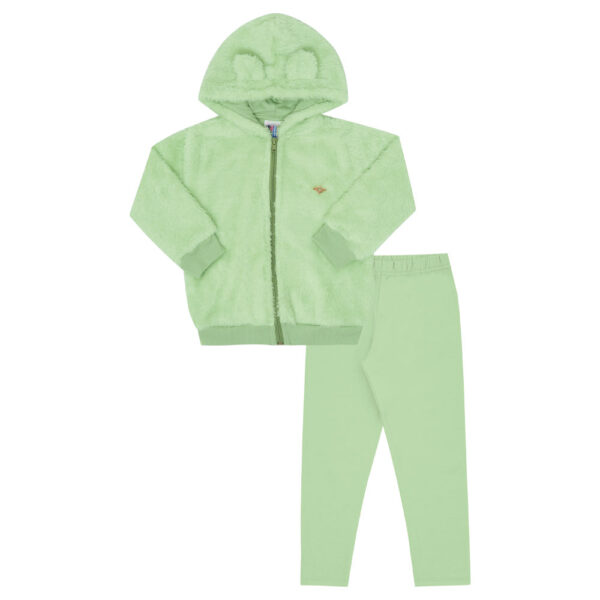 Conjunto Primeiros Passos Menina - Erva Doce - 49632-1257