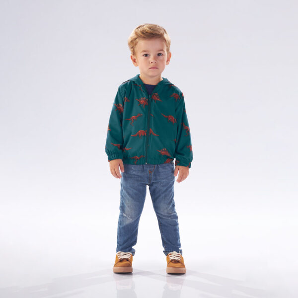 Jaqueta Primeiros Passos Menino - Sublimado Petróleo - 49663-1258
