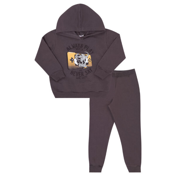 Conjunto Primeiros Passos Menino - Chumbo - 49671-188