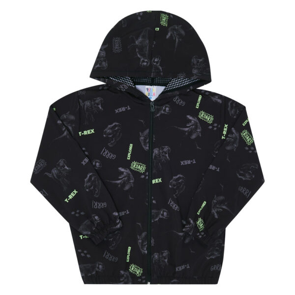 Jaqueta Infantil Menino - Sublimado Preto - 49762-1158