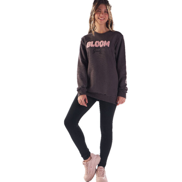 Blusão Juvenil Menina - Chumbo - 49810-188