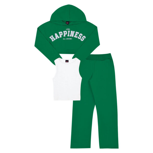 Conjunto Juvenil Menina - Verde - 49832-67