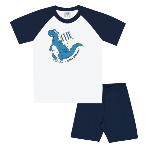 Pijama Infantil Menino - Branco - 200663-3