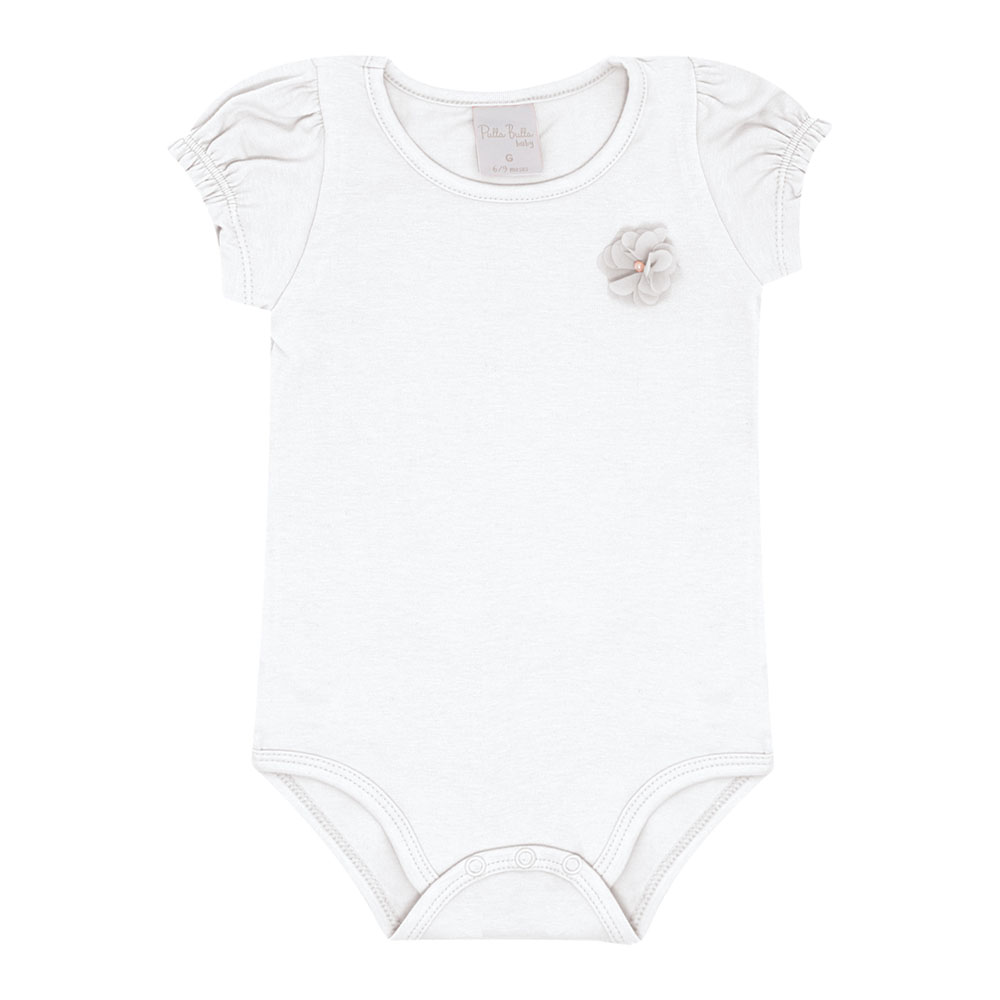 Body Bebê Menina - Branco - 50500-3