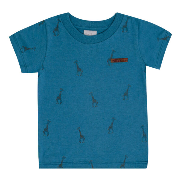 Camiseta Bebê Menino - Azul Cobalto - 50552-1316