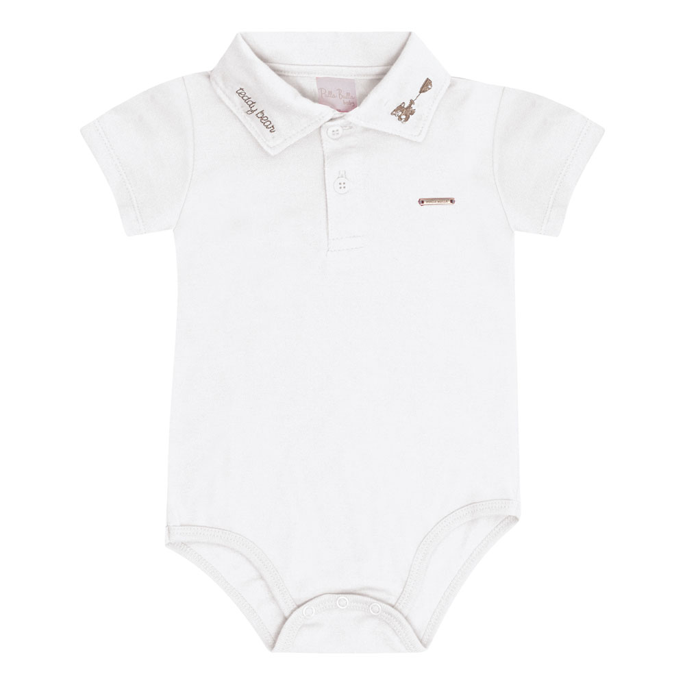 Body Bebê Menino - Branco - 50554-3