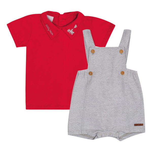 Conjunto Bebê Menino - Cinza - 50571-354