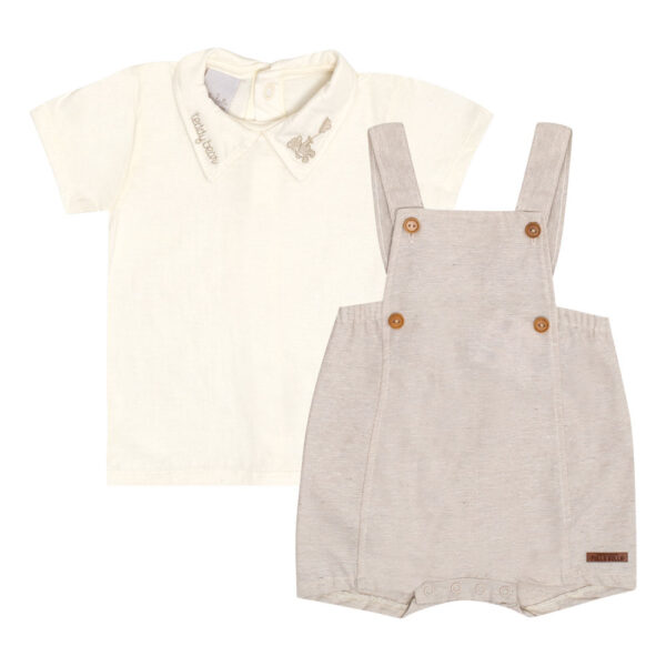 Conjunto Bebê Menino - Caqui - 50571-416