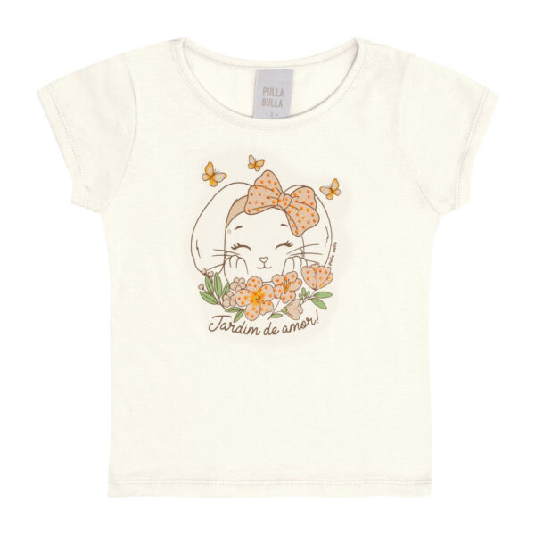 Blusa Primeiros Passos Menina - Off White - 50601-1271