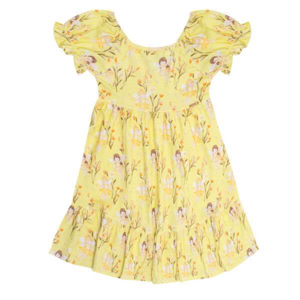 Vestido Primeiros Passos Menina - Digital Amarelo - 50618-1310