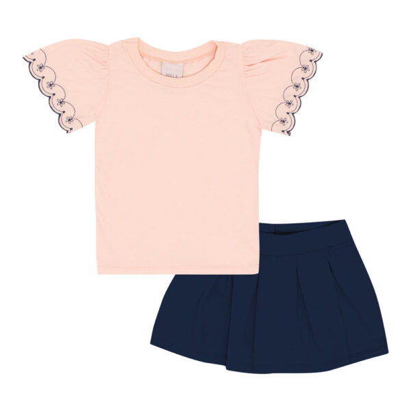 Conjunto Primeiros Passos Menina - Rosa Po - 50623-1298