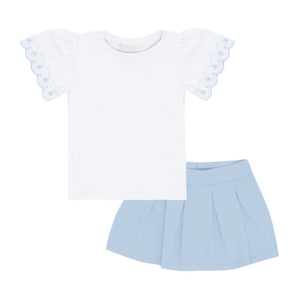 Conjunto Primeiros Passos Menina - Branco - 50623-3