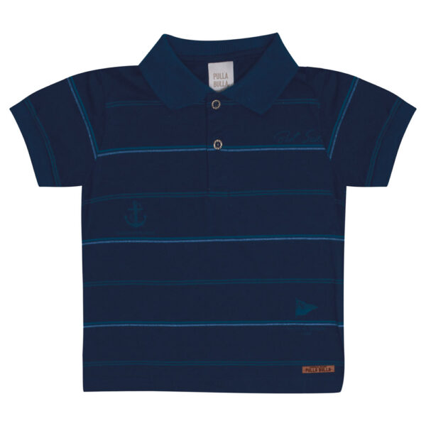 Polo Primeiros Passos Menino - Marinho - 50660-58