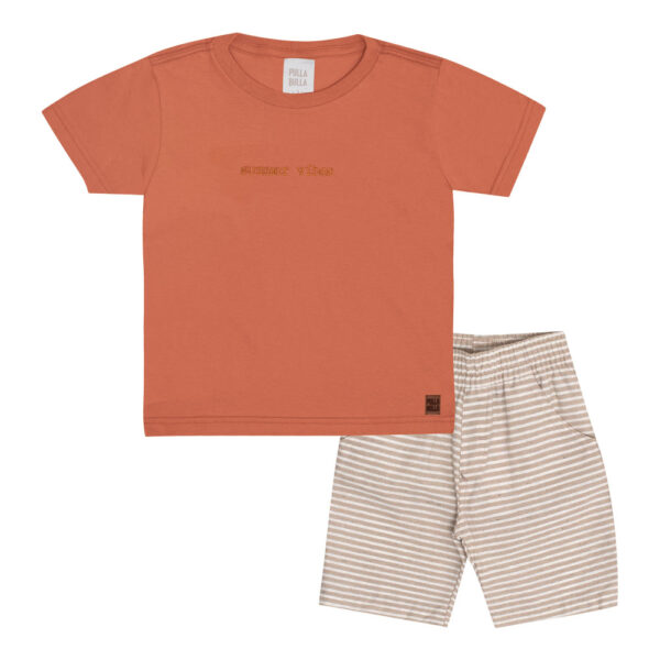 Conjunto Primeiros Passos Menino - Ferrugem - 50678-1086