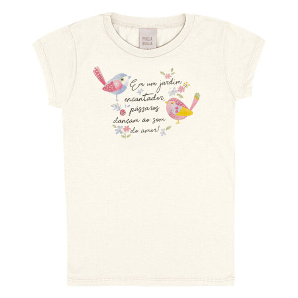 Blusa Infantil Menina - Off White - 50702-1271