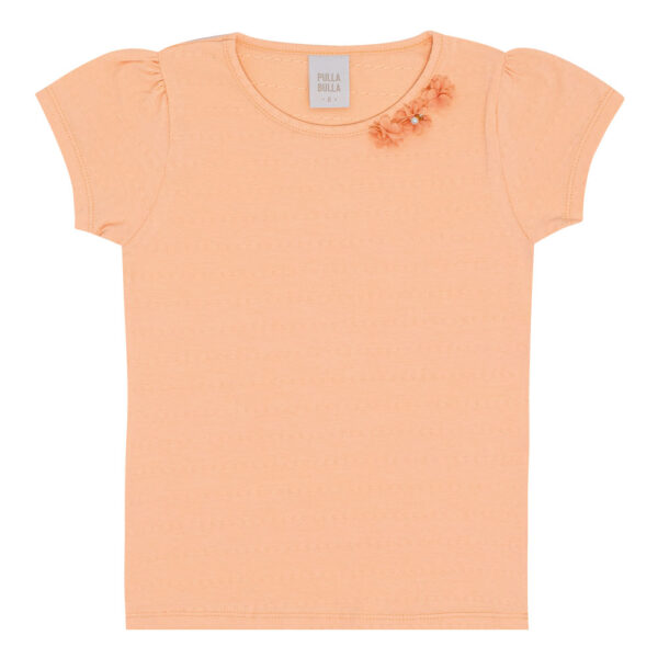Blusa Infantil Menina - Pessego - 50706-1292