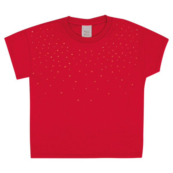 Blusa Infantil Menina - Vermelho - 50707-65