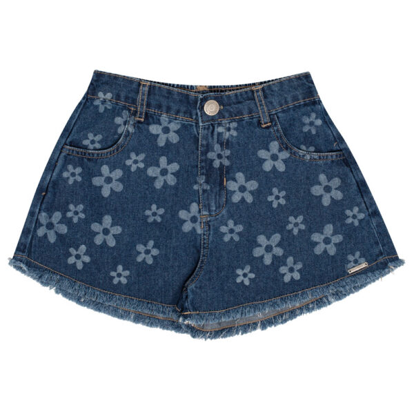 Short Infantil Menina - Jeans - 50714-1113