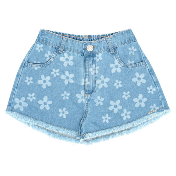 Short Infantil Menina - Jeans - 50714-1114