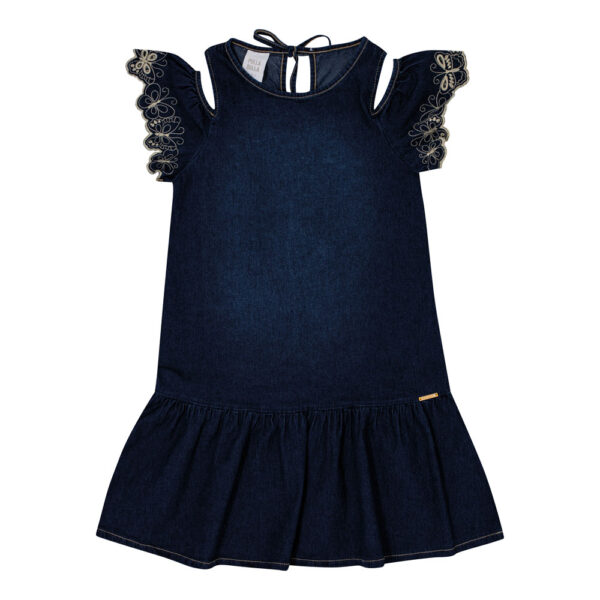 Vestido Infantil Menina - Jeans - 50722-1113
