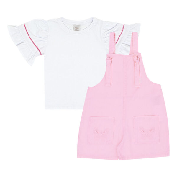 Conjunto Infantil Menina - Chiclete - 50724-13