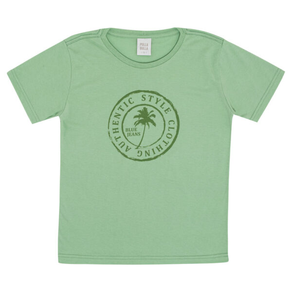 Camiseta Infantil Menino - Pistache - 50757-1262